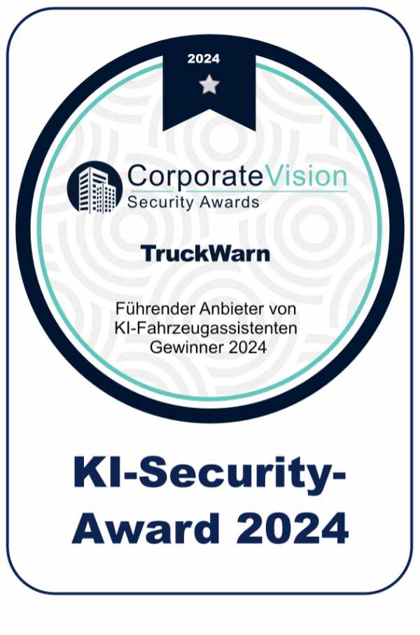 KI-Security-Award-2024 für TruckWarn KI-Fahrzeugassistenten